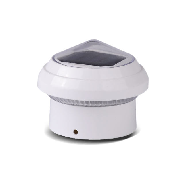 2211-CP1 WH Lampada solare per recinzione a catena in plastica 2211-CP1 WH Lampada solare per recinzione a catena in plastica