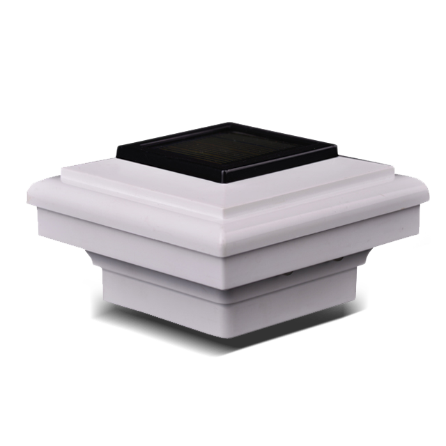 2211-F7 WH Lampada da recinzione in plastica o da giardino solare per patio 2211-F7 WH Lampada da recinzione in plastica o da giardino solare per patio