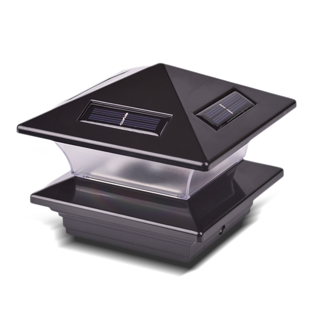 2211-NF24 BL Lampada solare in plastica per paletto per patio 2211-NF24 BL Lampada solare in plastica per paletto per patio