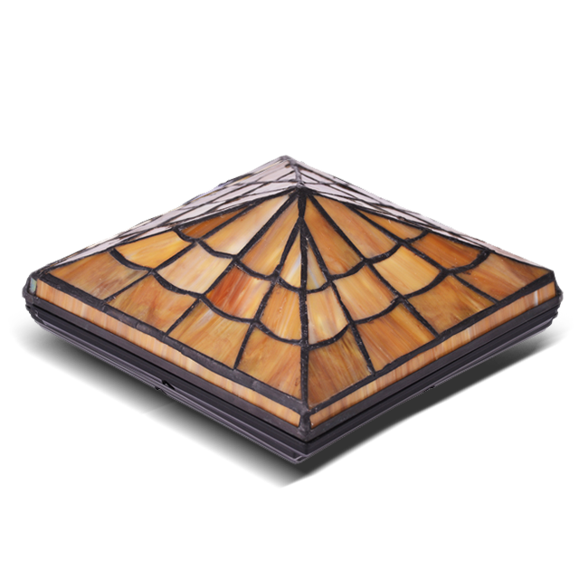 2211-TC6 Copripalo in vetro colorato Tiffany classico 2211-TC6 Copripalo in vetro colorato Tiffany classico