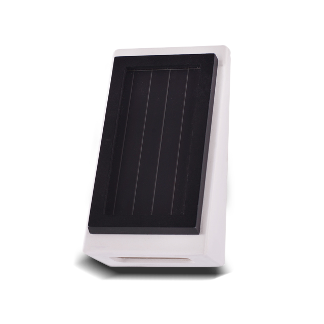 2211-W4-W4S Lampada da parete solare a LED impermeabile per esterni bianca